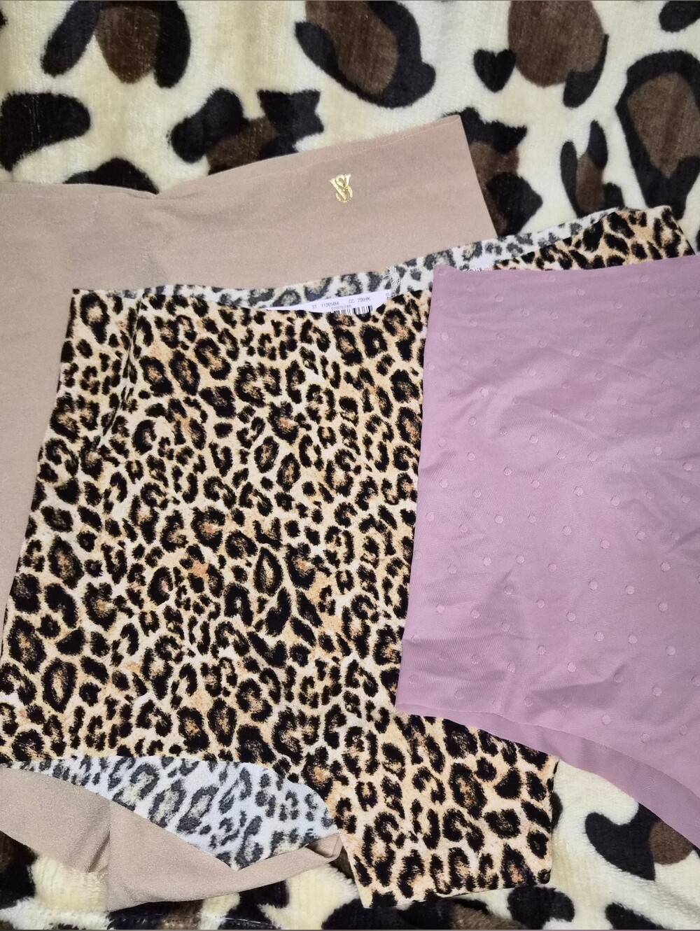 Victoria's Secret Mauve, Nude, Cheetah Print High Waisted Underwear